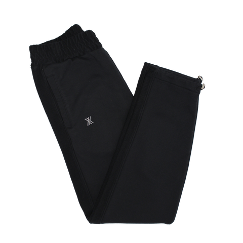 Fitted Jogger Bottoms Black - Type: Metal & Strap