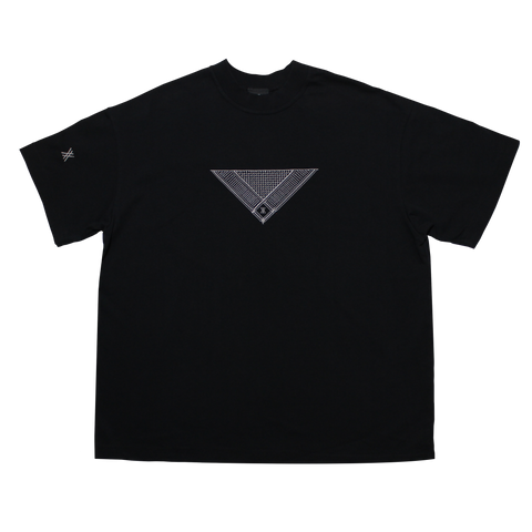 Short sleeve oversized t-shirt - Black